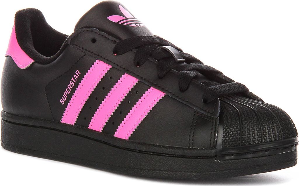 Adidas Superstar II J In Black Pink For Youth – 3 UK - 35.5 EU - 3.5 US / Black Pink