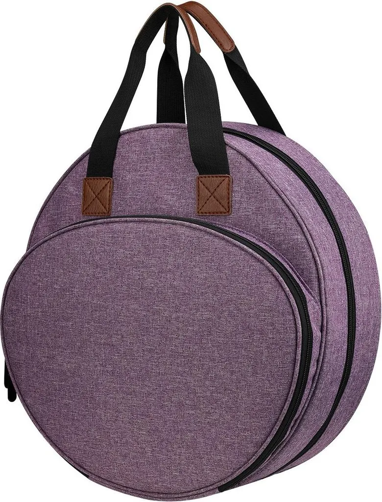Sac de Rangement Broderie Violet : Organiseur pour Fils et Accessoires