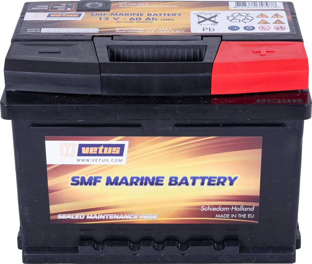 213395|VETUS Schiffsbatterie - 200 Ah, Kapazität:60 Ah