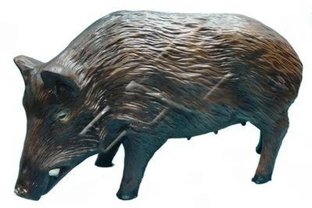 Statue Sanglier pour Décoration Extérieure et Ambiance Sous-Bois