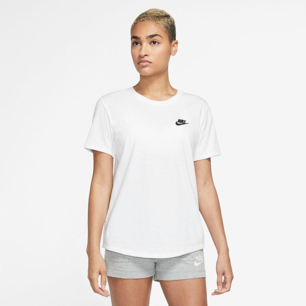 Nike Damen T-Shirt - W NSW TEE CLUB - Weiß Weiß S Produktbild 