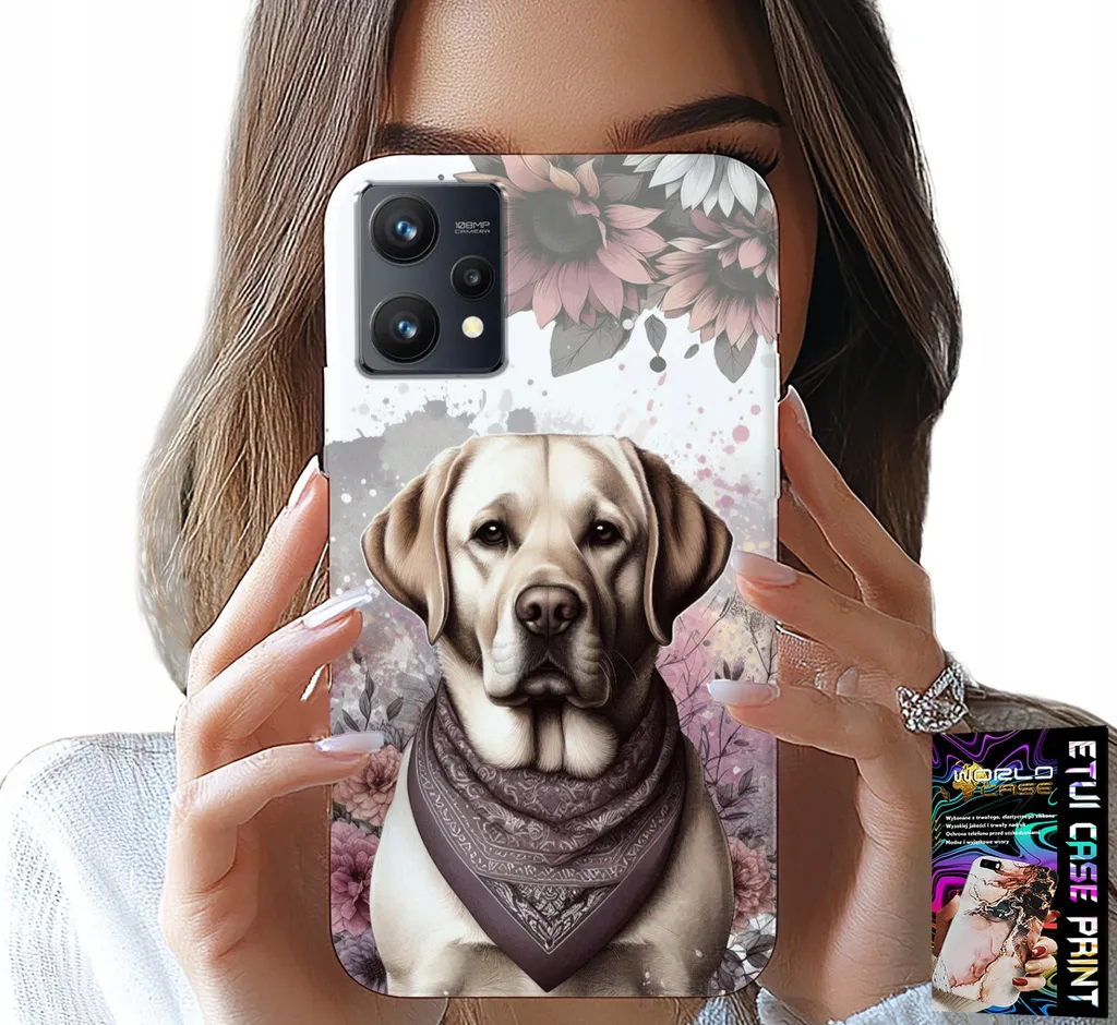 Custodia per Realme 9 Pro - Cagnolino Cagnolini Husky Motivi canini + Vetro