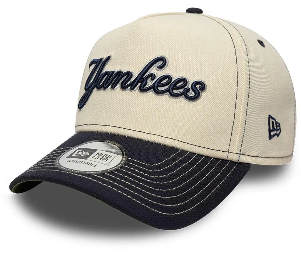 Casquette Ajustable New York Yankees 9FORTY New Era contre le Soleil Beige