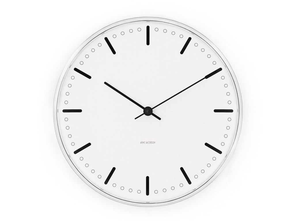 Arne Jacobsen City Hall Wanduhr, Ø 16 cm
