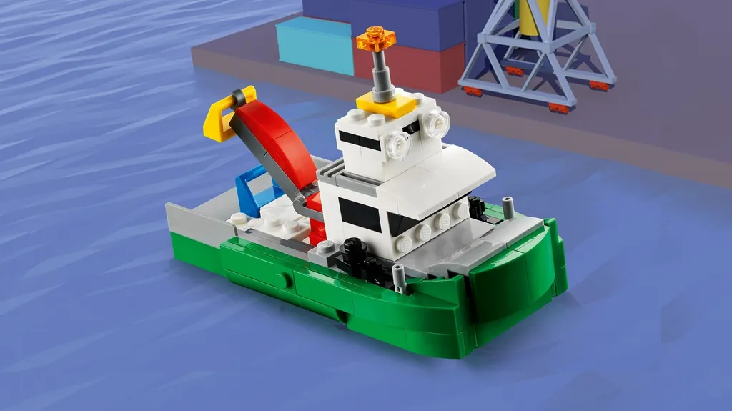 Jeu de construction camion de transport LEGO Creator 3 en 1 modulable - 45