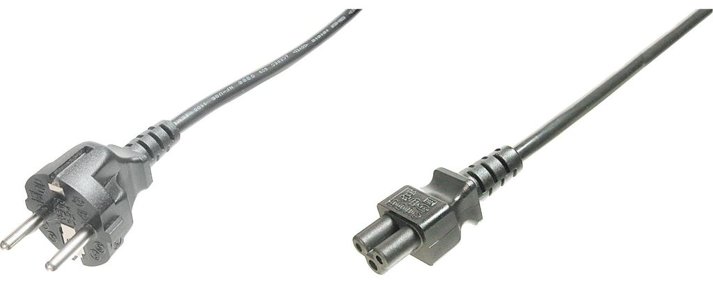 AK-440115-012-S Câble d'alimentation, Schuko - C5 St/Bu, Image du produit 