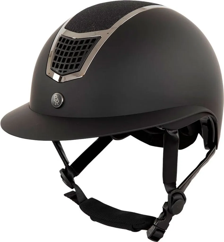 Tapis de selle BR Lambda Plus paillettes noir pour le dressage