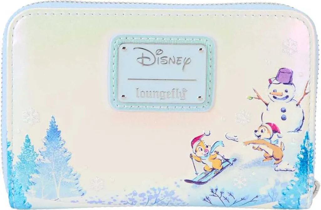 Portefeuille Loungefly Disney Mickey Friends Hiver au Paradis Bleu
