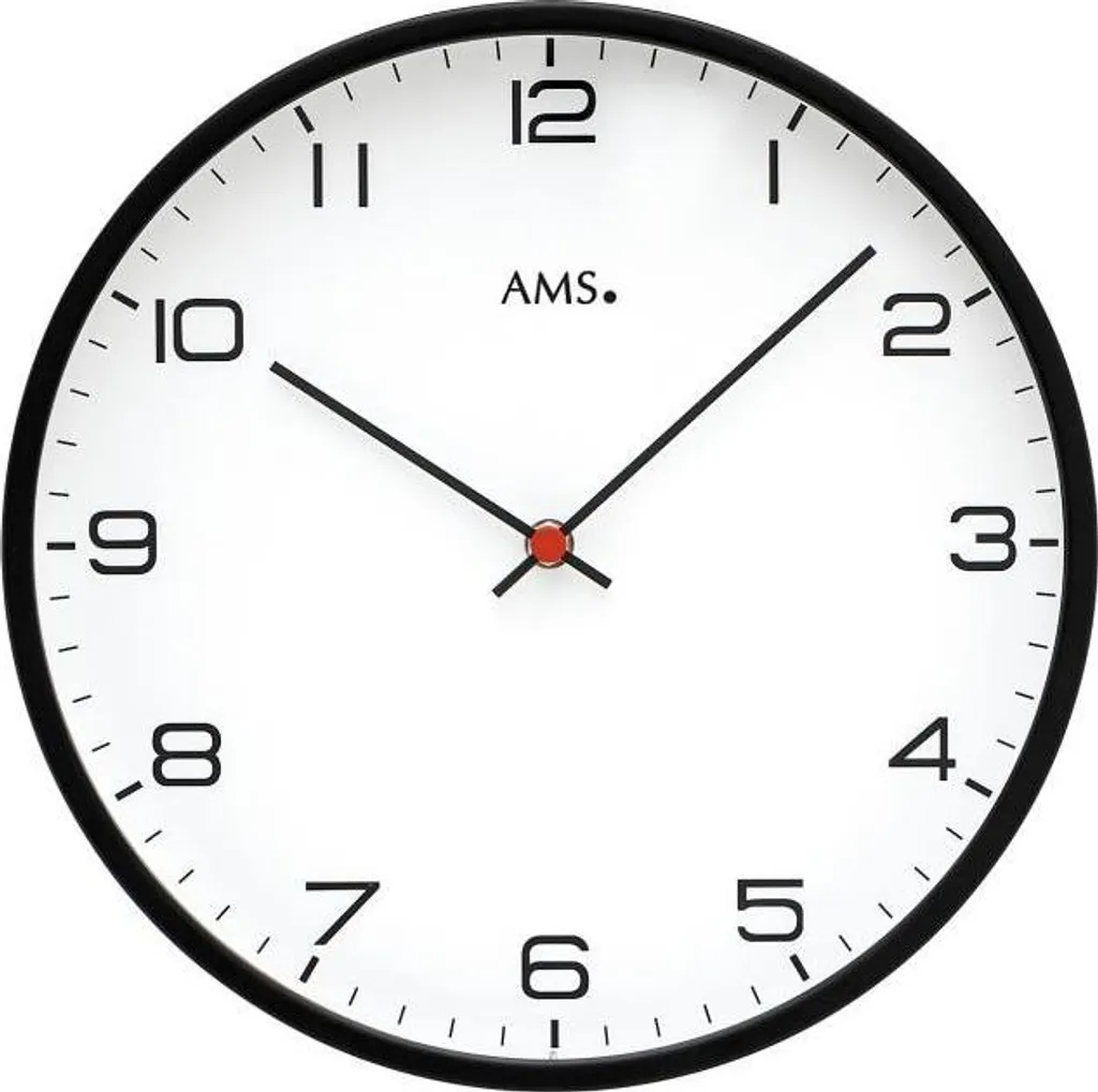 Horloge AMS 9659 idéale pour bureau et cuisine lecture heure facile