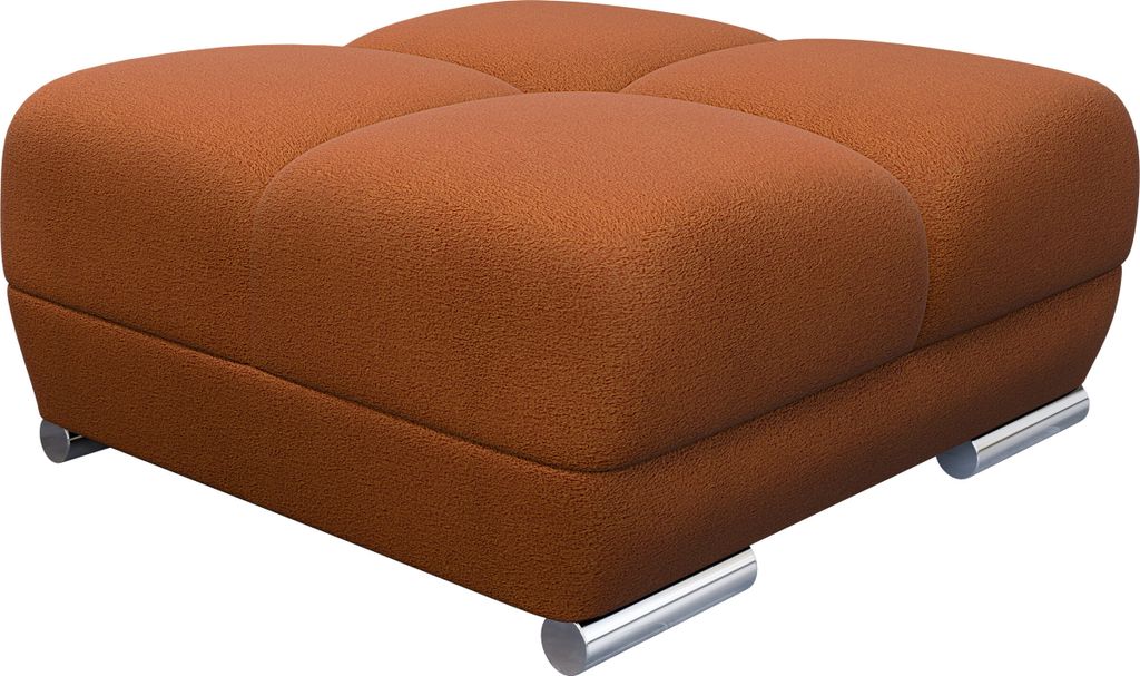 MIRJAN24 Polsterhocker Logo, Wohnzimmer Kollektion, Sitzhocker (Farbe: Velo 627)