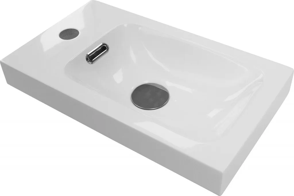 Lave-mains HAMPTON résine : la solution aux petits WC étroits et sombres