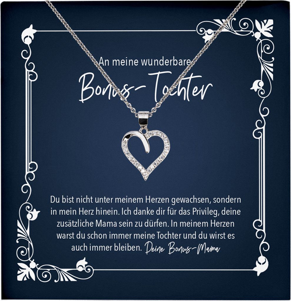 22Feels Echt Silber Halskette - Bonus Tochter Geschenk von Produktbild 