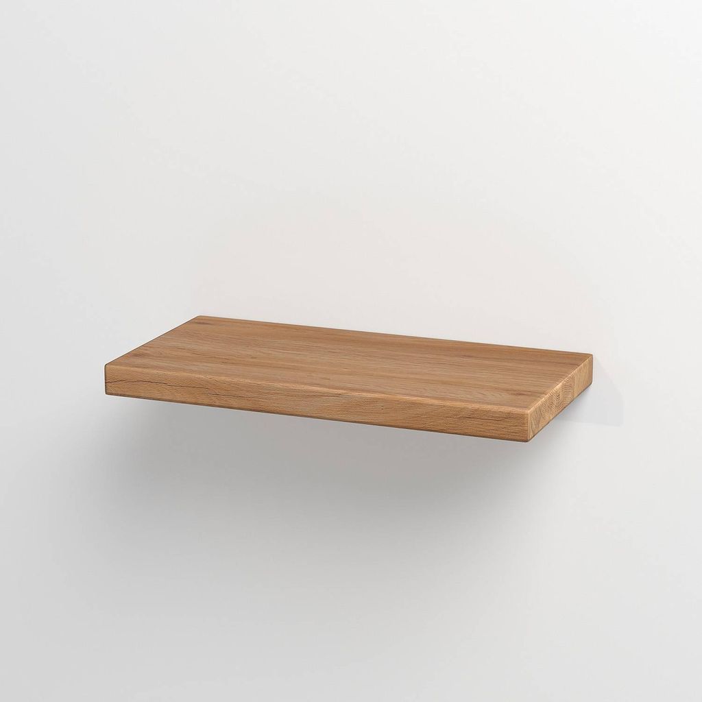 Holz4home Wandregal Small – Schwarz, 30x15x30 Cm, MDF & Metall, Industrial-Look