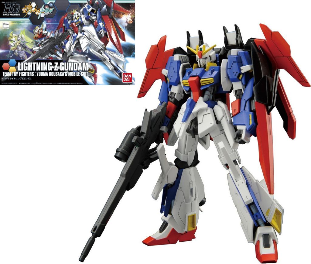 Bandai - HGBF 1/144 Lightning Z Gundam Produktbild 