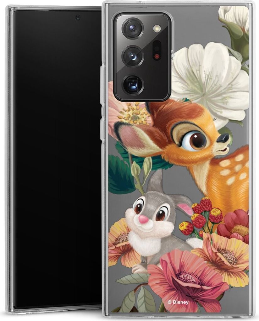 DeinDesign Handyhülle für Samsung Galaxy Note 20 Ultra Silikon Hülle Case Smartphone Schutzhülle Bambi Disney Klopfer