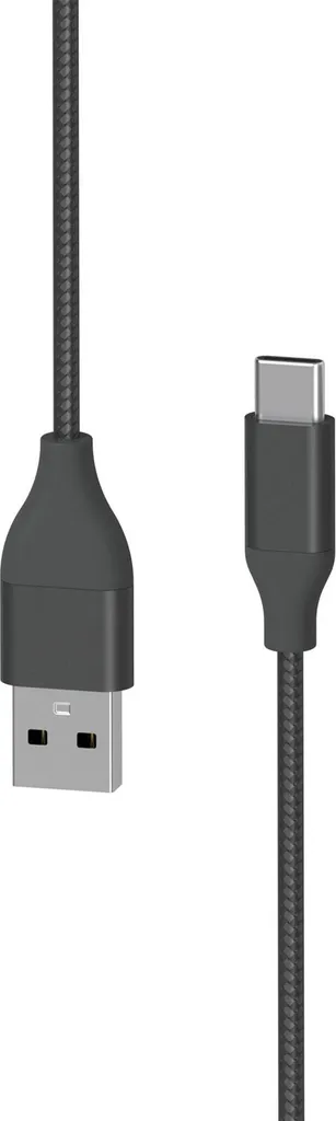 Câble USB vers Type-C Xlayer PREMIUM noir 1,5m anti-nœuds et solide