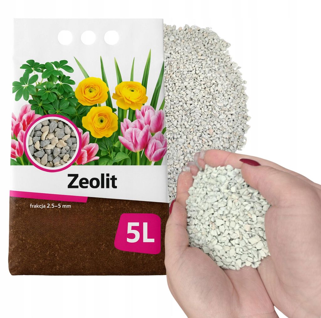 Zeolith 5 l - Hochwertig - Nährstoffreich - Für Garten und Produktbild 