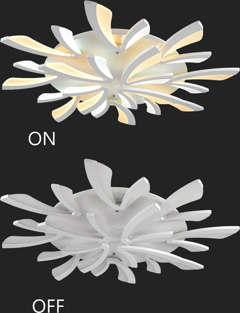 Plafonnier LED XW062White-12 avec Télécommande - Intensité Réglable - 7