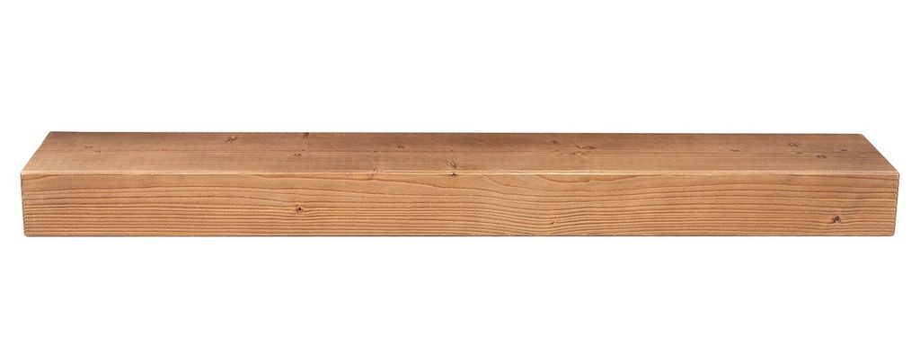 levandeo Wandregal Holz Massiv 100x20cm Eiche Farbig Wandboard Regal Vintage