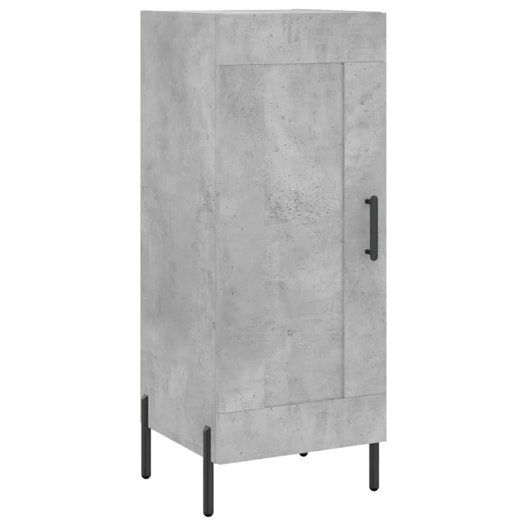 SYFAX™ Sideboard Salvaspazio Grigio Cemento 34,5x34x90 Legno