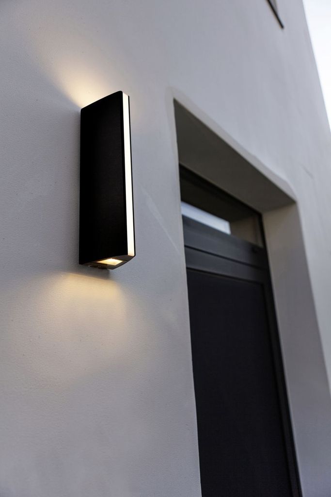 Lutec LED Außenwandleuchte Leo anthrazit Up- & Downlight Produktbild 3