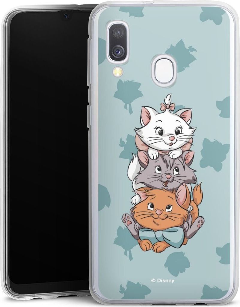 DeinDesign Handyhülle für Samsung Galaxy A40 Silikon Hülle Case Smartphone Schutzhülle Aristocats Disney Katze