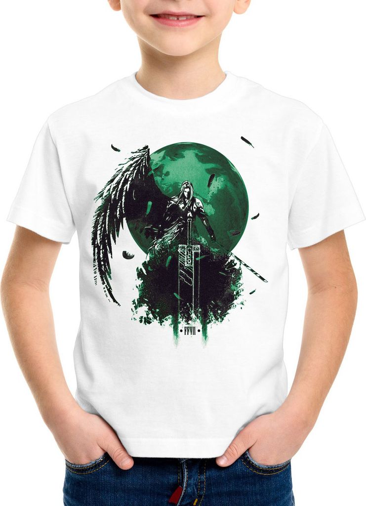 style3 Sephiroth VII Kinder T-Shirt fantasy avalanche rollenspiel ps ios japan