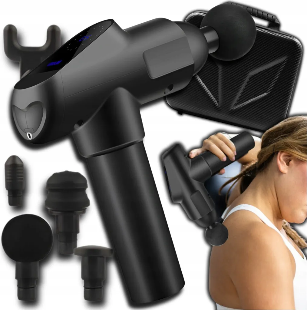 OMNA PRO Massage Gun Black | Benessere e Recupero Muscolare