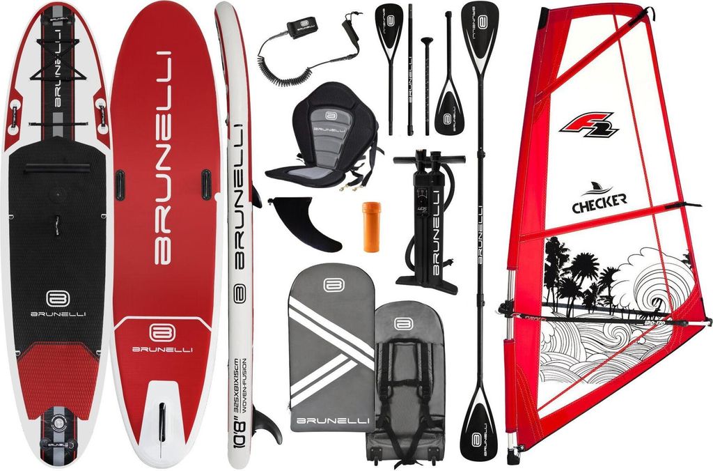 BRUNELLI 10,8 – deska do windsurfingu z tkaniną Segel iSUP Zdjęcie produktu 