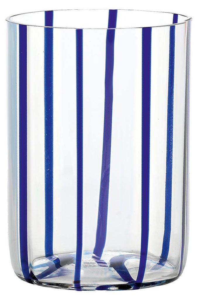 Zafferano Tumbler-Set, 6-teilig, blau, mundgeblasen, kunstvoll gefertigt – elegante Handwerkskunst für einen anspruchsvollen Tisch