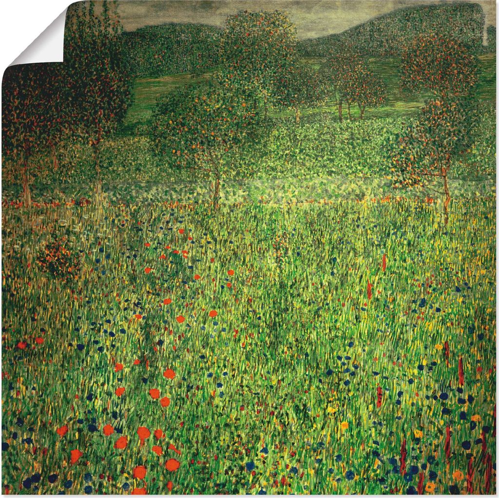 ARTland Poster Gartenlandschaft Größe: 50x50 cm