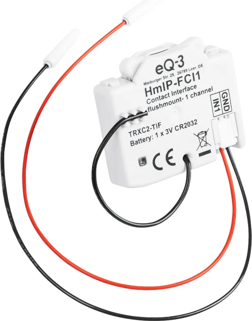 Module contact sec 3V Homematic IP 153489A0 - 1 entrée de commande