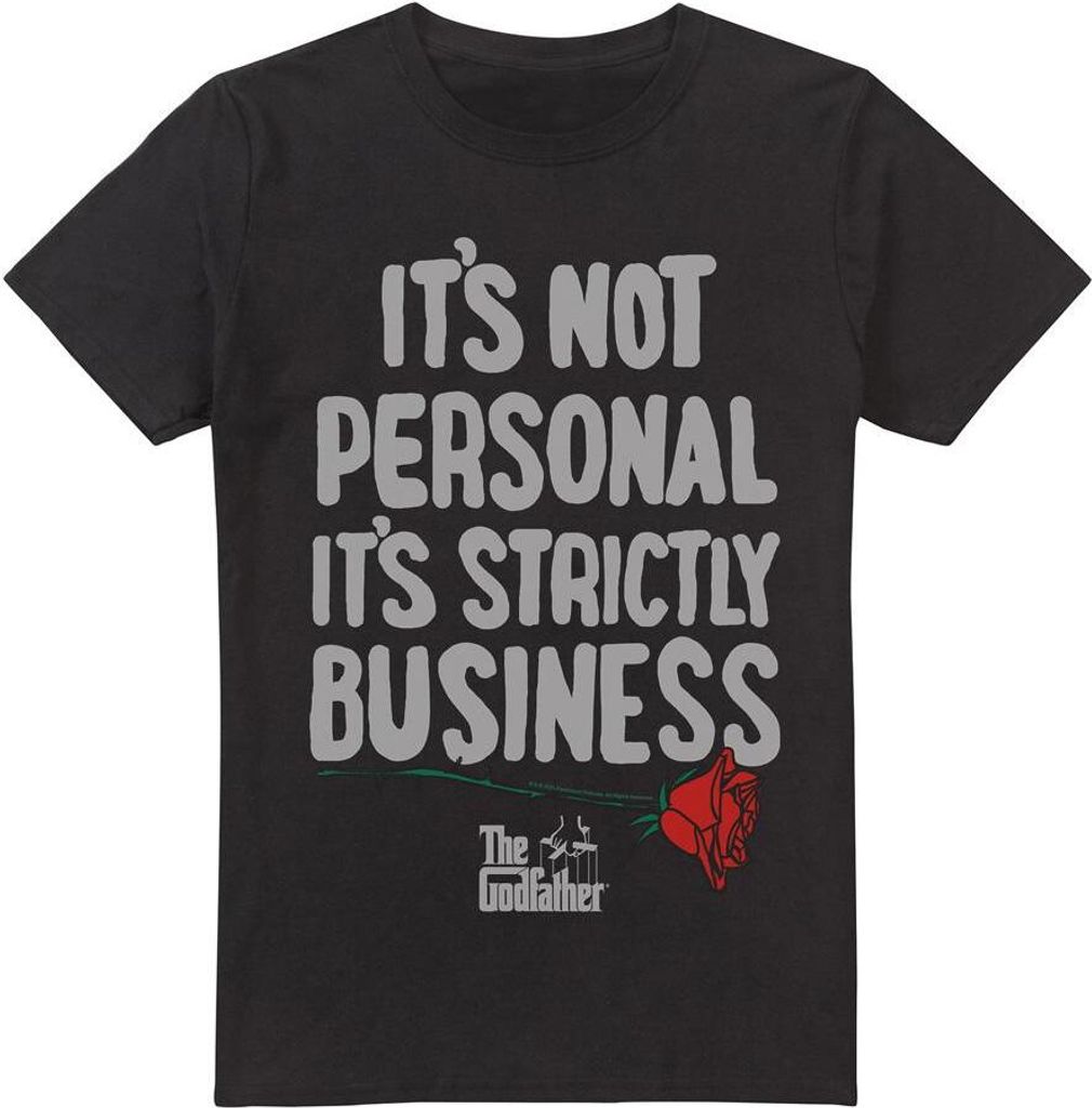 The Godfather - "Strictly Business" T-Shirt für Herren TV7034 (5XL) (Schwarz)