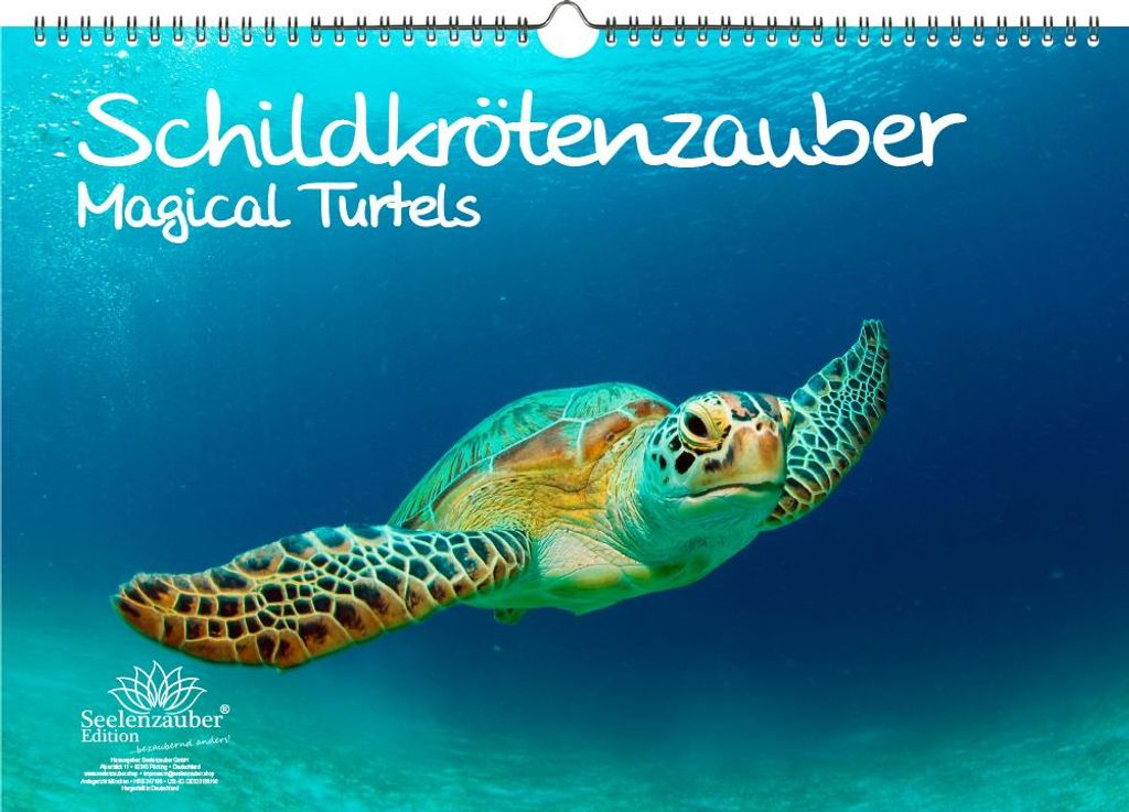 Schildkrötenzauber Immerwährender Kalender DIN A3 Schildkröten - Seelenzauber