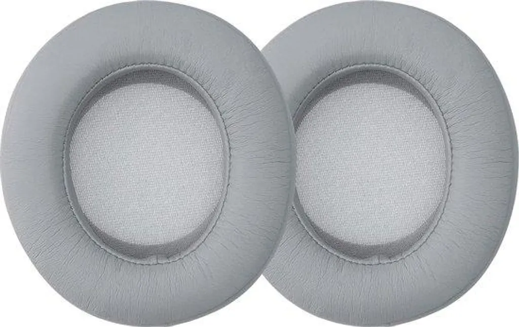 Coussinets d'oreille gris en similicuir souple, isolation sonore lot de 2