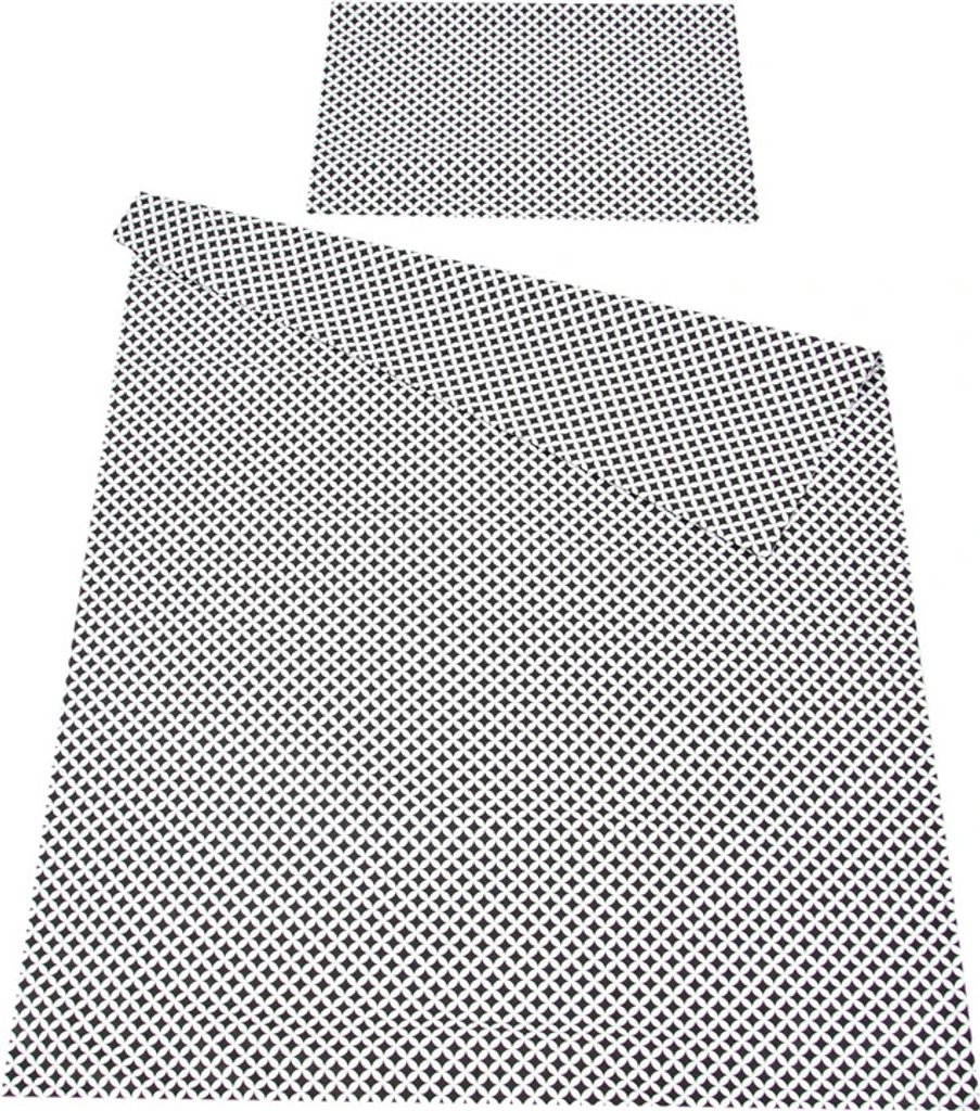 BABYLUX Kinderbettwäsche 2 Tlg. 100 x 135cm aus Baumwolle Bettwäsche Bettbezug Bezug 2 Tlg. für Babybett Babybettwäsche 107. Marokko Schwarz