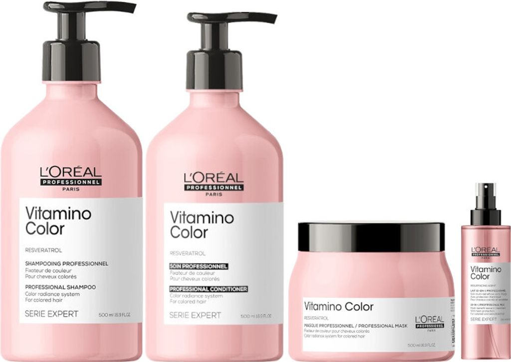 Szampon Loreal Vitamino Color 500 ml + odżywka Loreal Zdjęcie produktu 