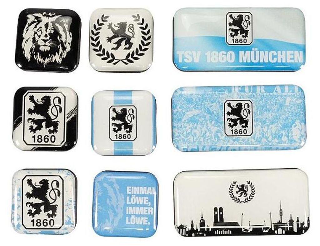 TSV 1860 München Magnet Victory 9er Set