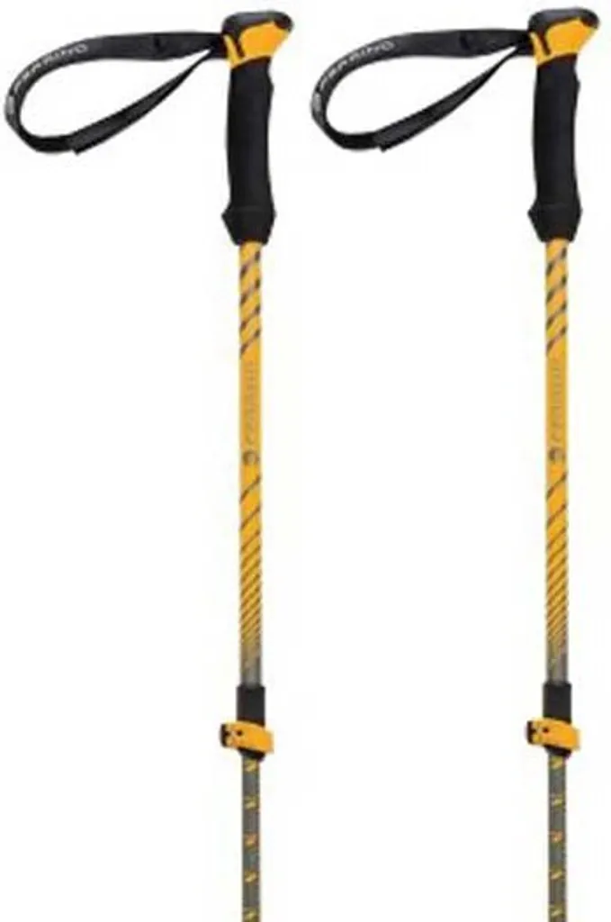 Bâtons de marche en aluminium Ferrino Kailash Golden de 60 à 135 cm
