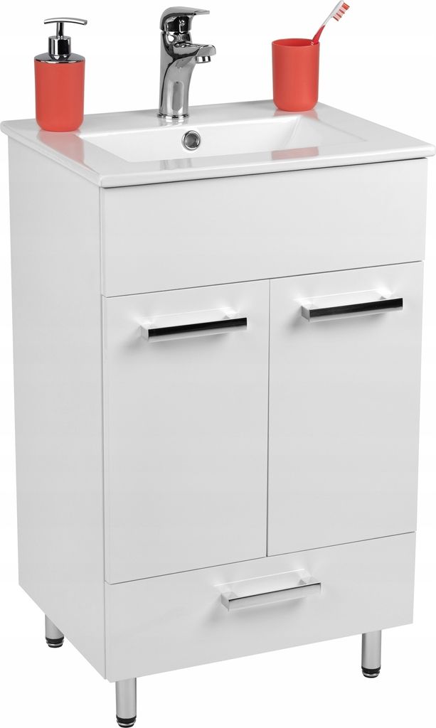 Stamar | Badezimmerschrank, Waschbeckenunterschrank, 50  cm Produktbild 