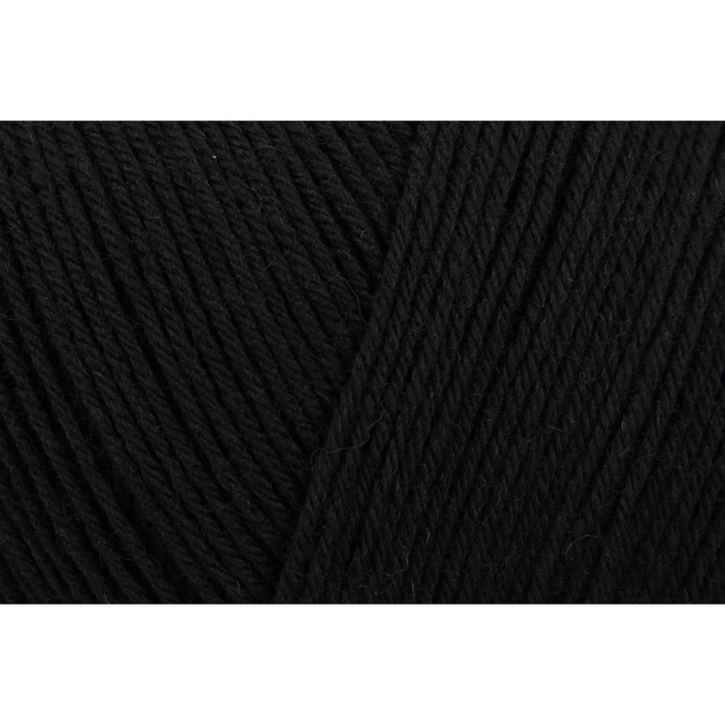 Wolle Regia černá Premium Pure Color 400m 100g Obrázek produktu 