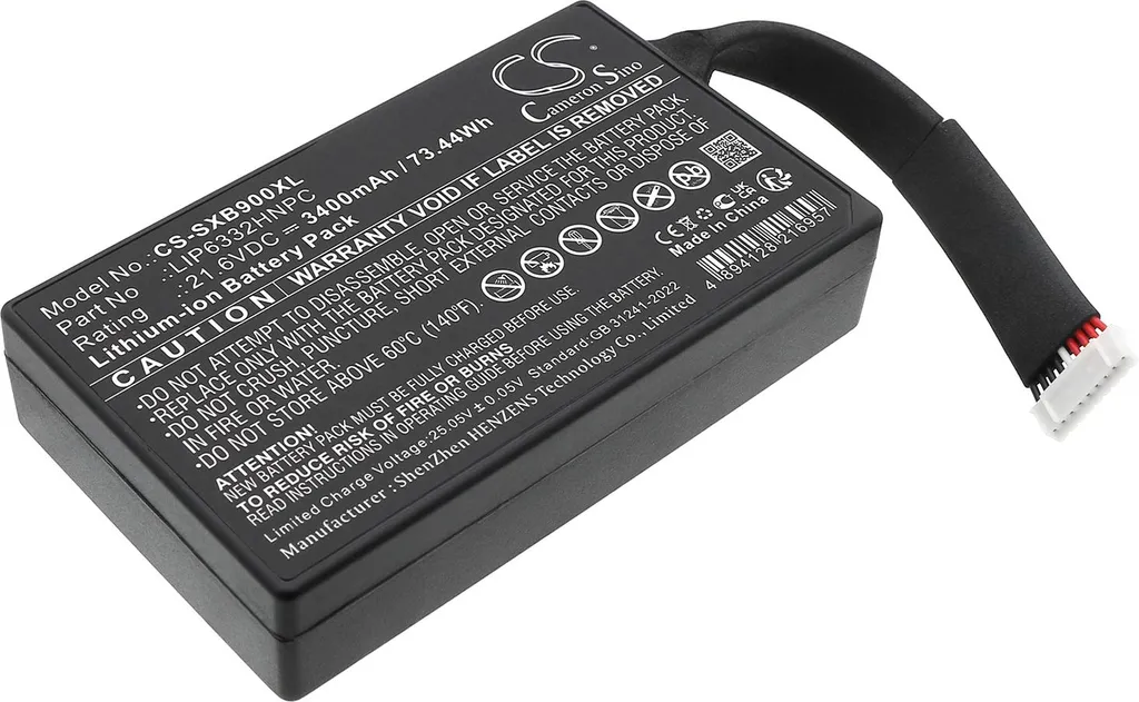 Batteria Sostitutiva Sony GTK-XB90 | TECHTEK LIP6332HNPC 21.6V 3400mAh
