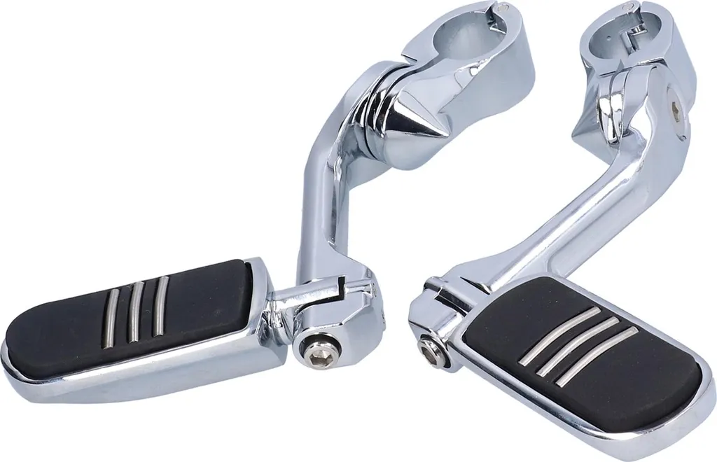 Pedane Highway Moto Suzuki: Morsetto 32mm e Protezione Motore Cromata