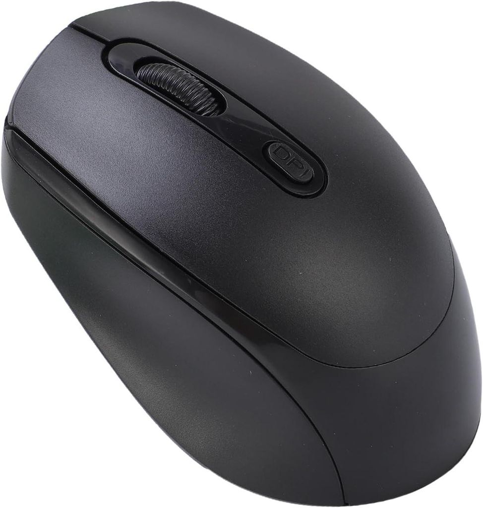 Kabellose Maus, wiederaufladbare kabellose 2.4G Bluetooth Lightweight Gaming Maus mit leisem ergonomischem Design und 3 einstellbaren DPI, für Laptop