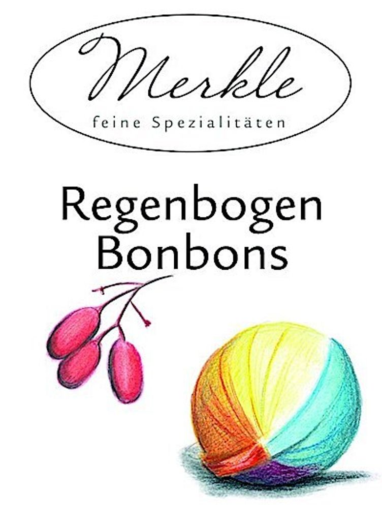 Regenbogen Bonbon 125g - Bunte Fruchtbonbons, leicht sauer Produktbild 