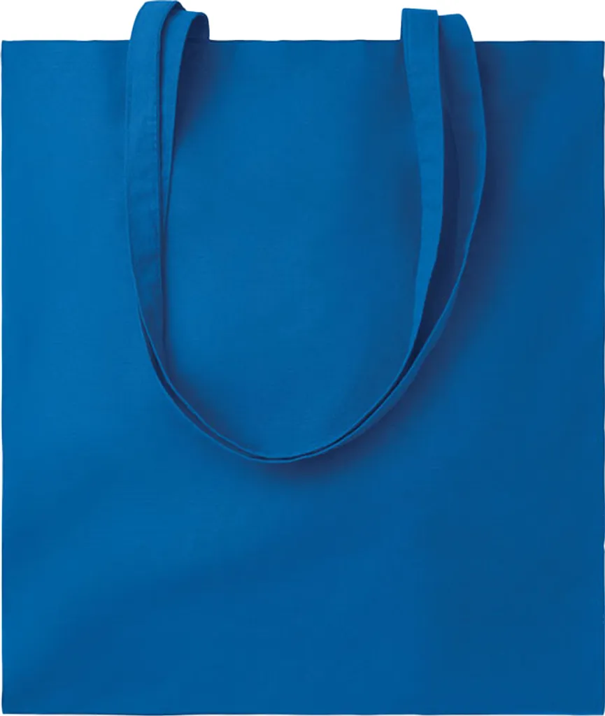 Borsa Di Tela In Cotone 100% Riutilizzabile IMFAA | 50x40 Cm + Manici 60 Cm | Blu, Grande Capacità, Per La Spesa - 2