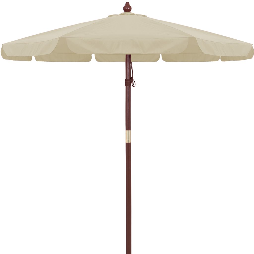UV Schutz 50+ Sonnenschirm Marktschirm Kurbelschirm Schirm 300cm terracotta 