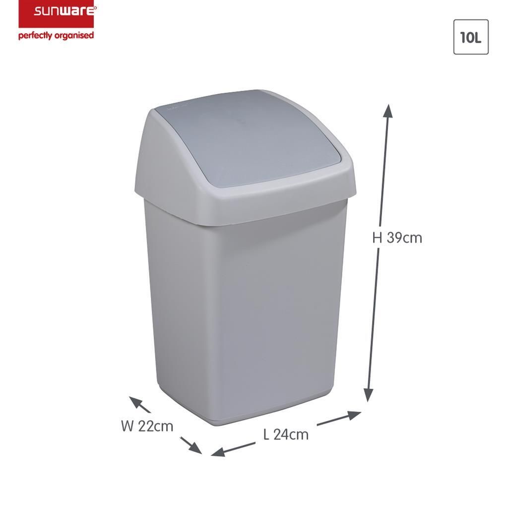 Portarifiuti Delta con coperchio basculante One Size 10 Immagine del prodotto 