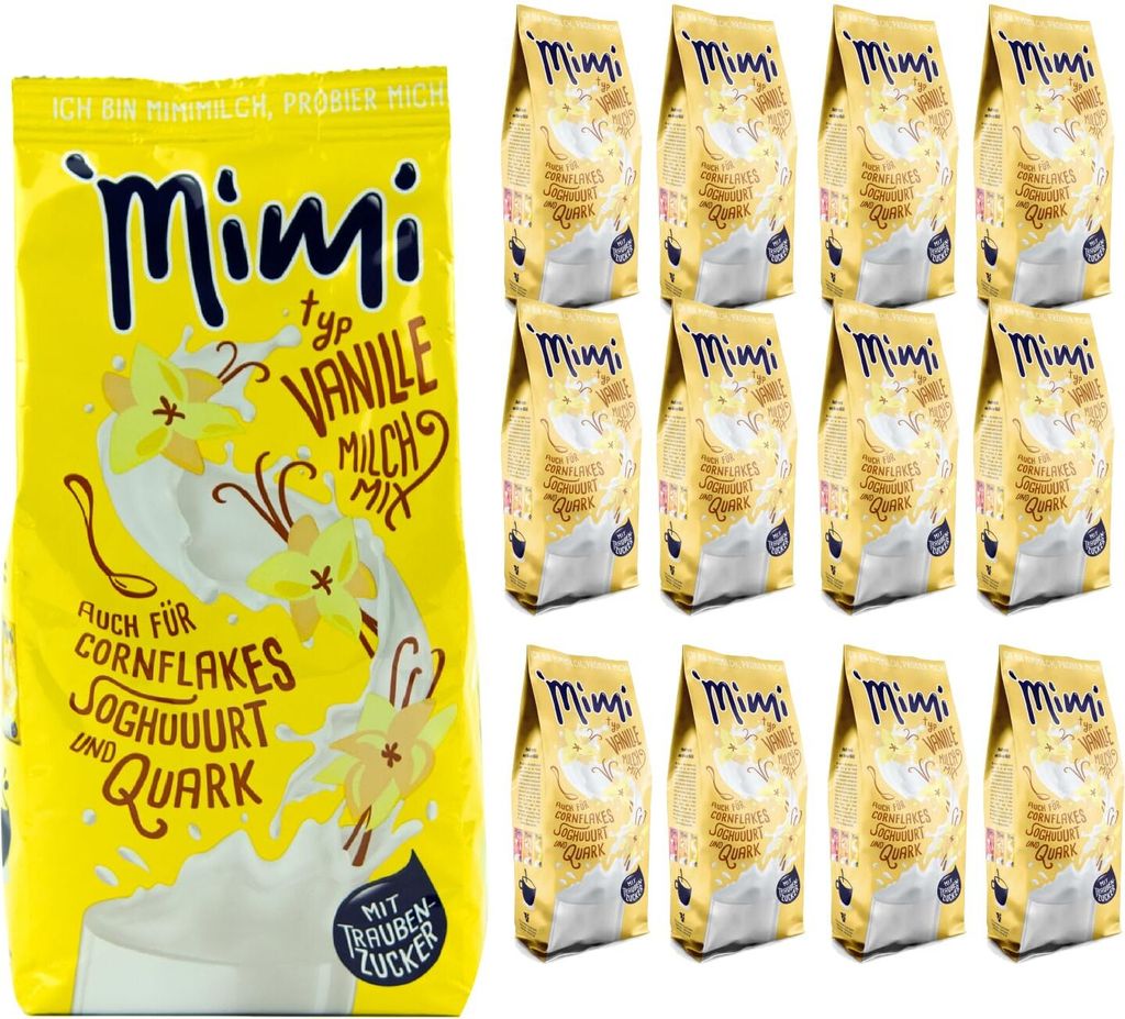 Mimi Milchmix Vanille 24 x 400g Milchmixgetränke - Warm und Produktbild 