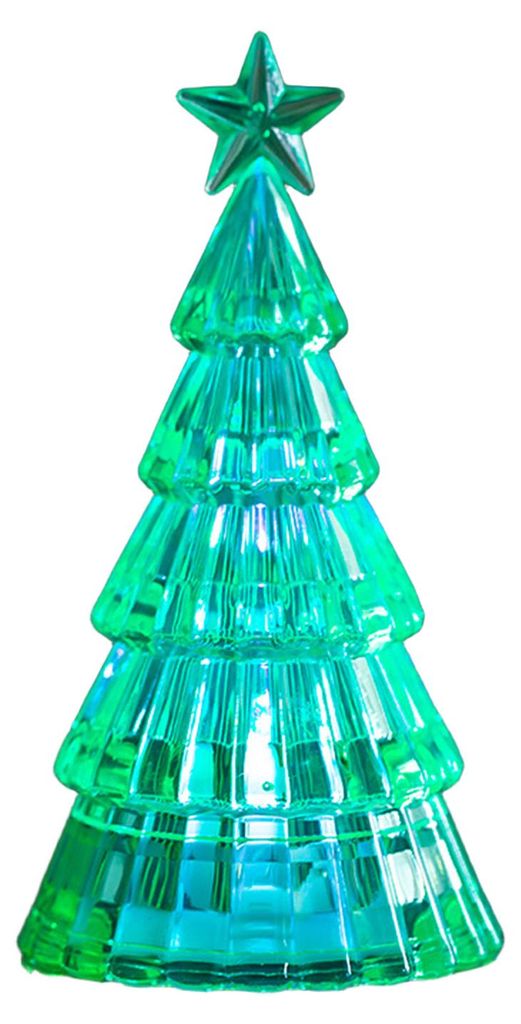 Weihnachtsbaum-Nachtlicht, Mini-Weihnachtsbaum-Dekorationslampe, batteriebetrieben, 3D-Baum-LED-Tischleuchte, Heim-, Büro- und Partydekoration